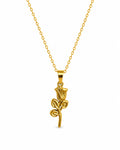 Rose Silhouette Pendant