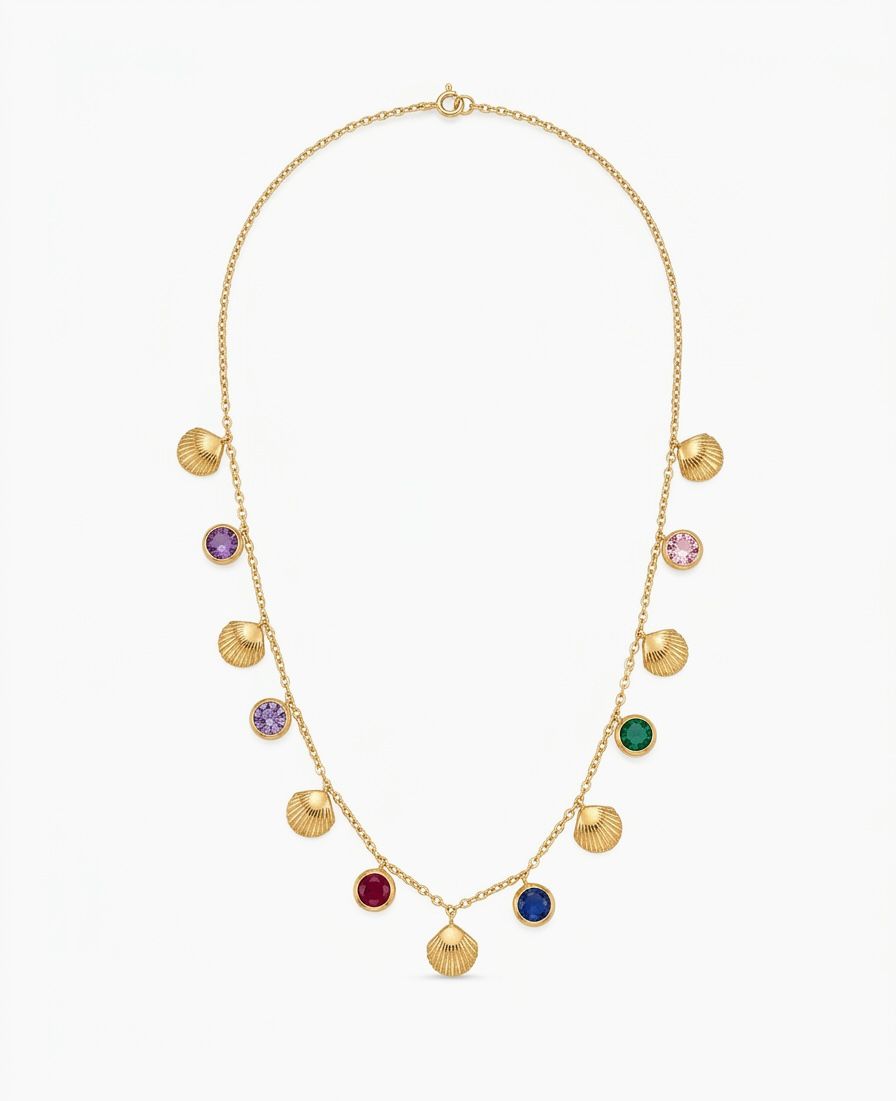 Ocean’s Palette Charm Necklace