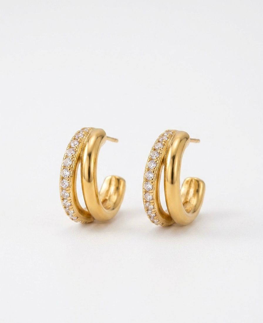 Starlight Pavé Hoops