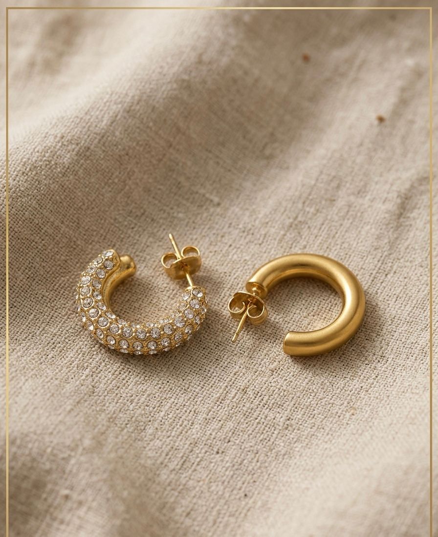 Starlight Pavé Hoops