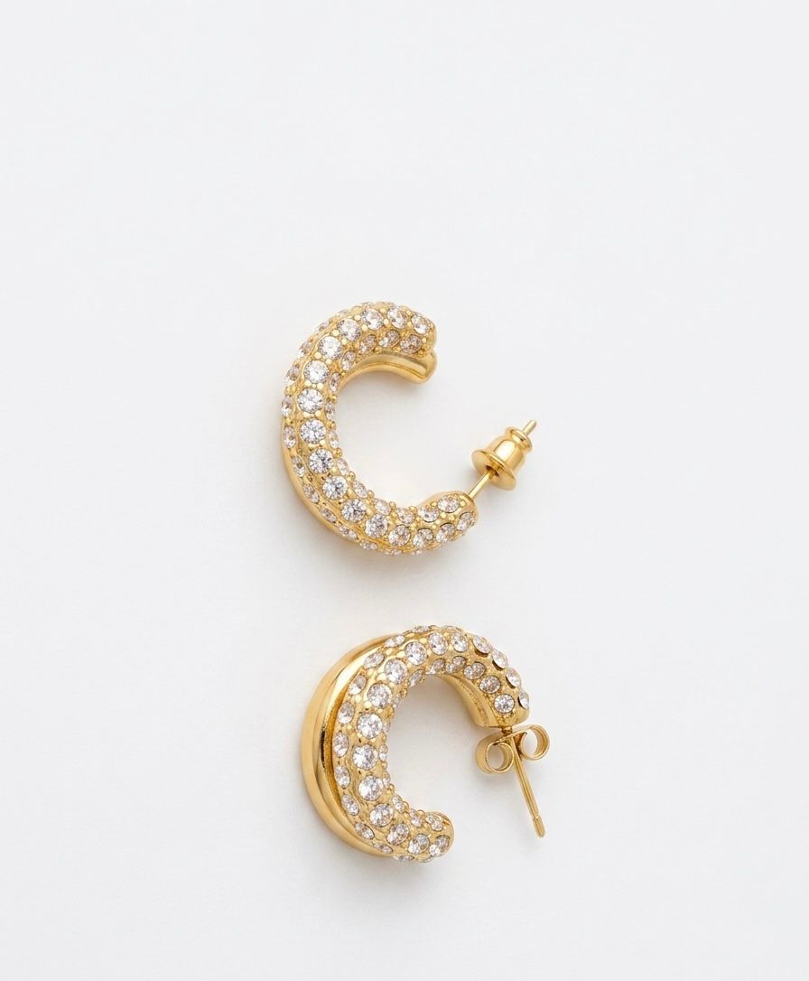 Starlight Pavé Hoops
