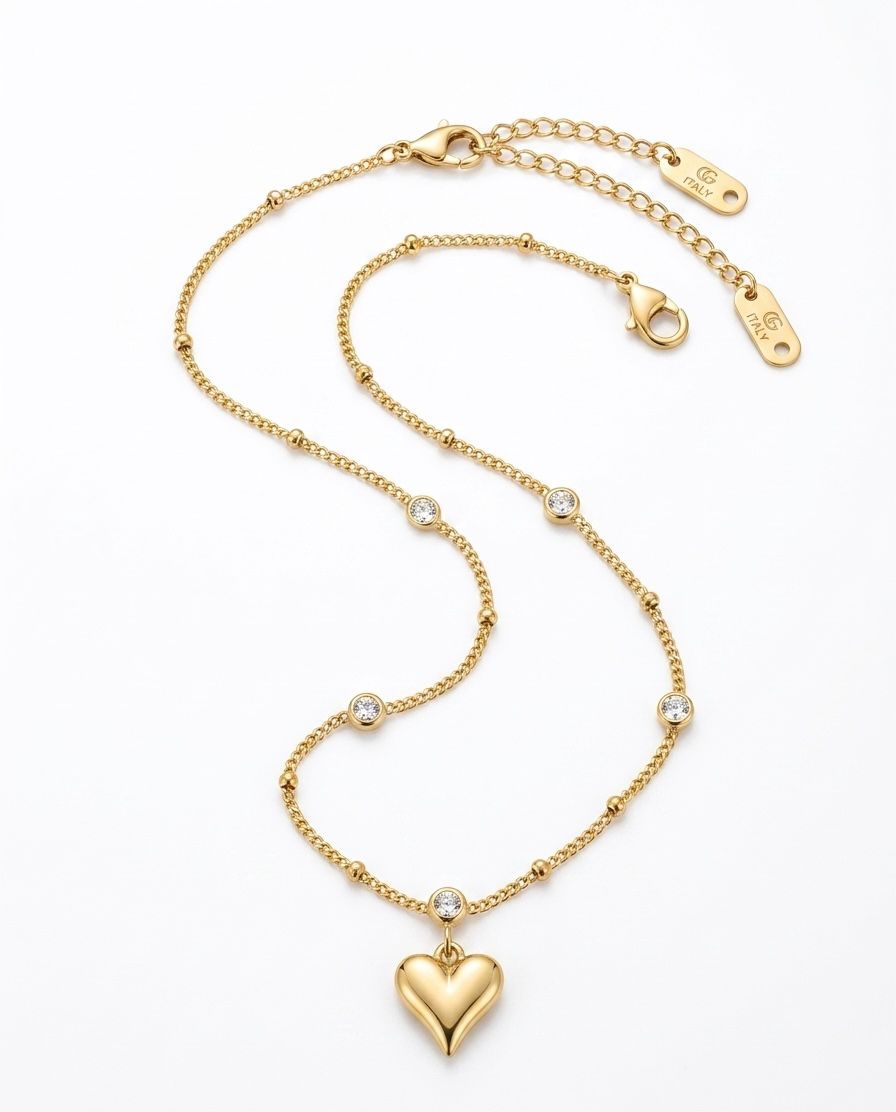 Amore Heart Anklet