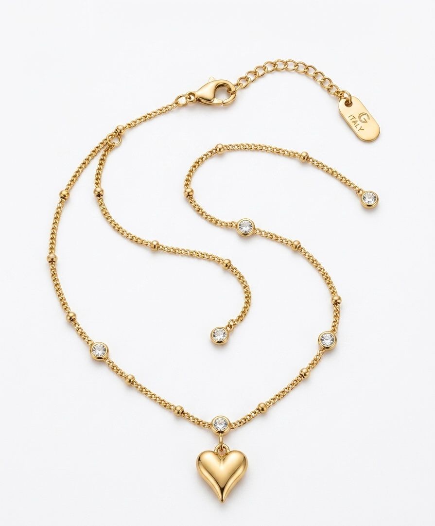Amore Heart Anklet