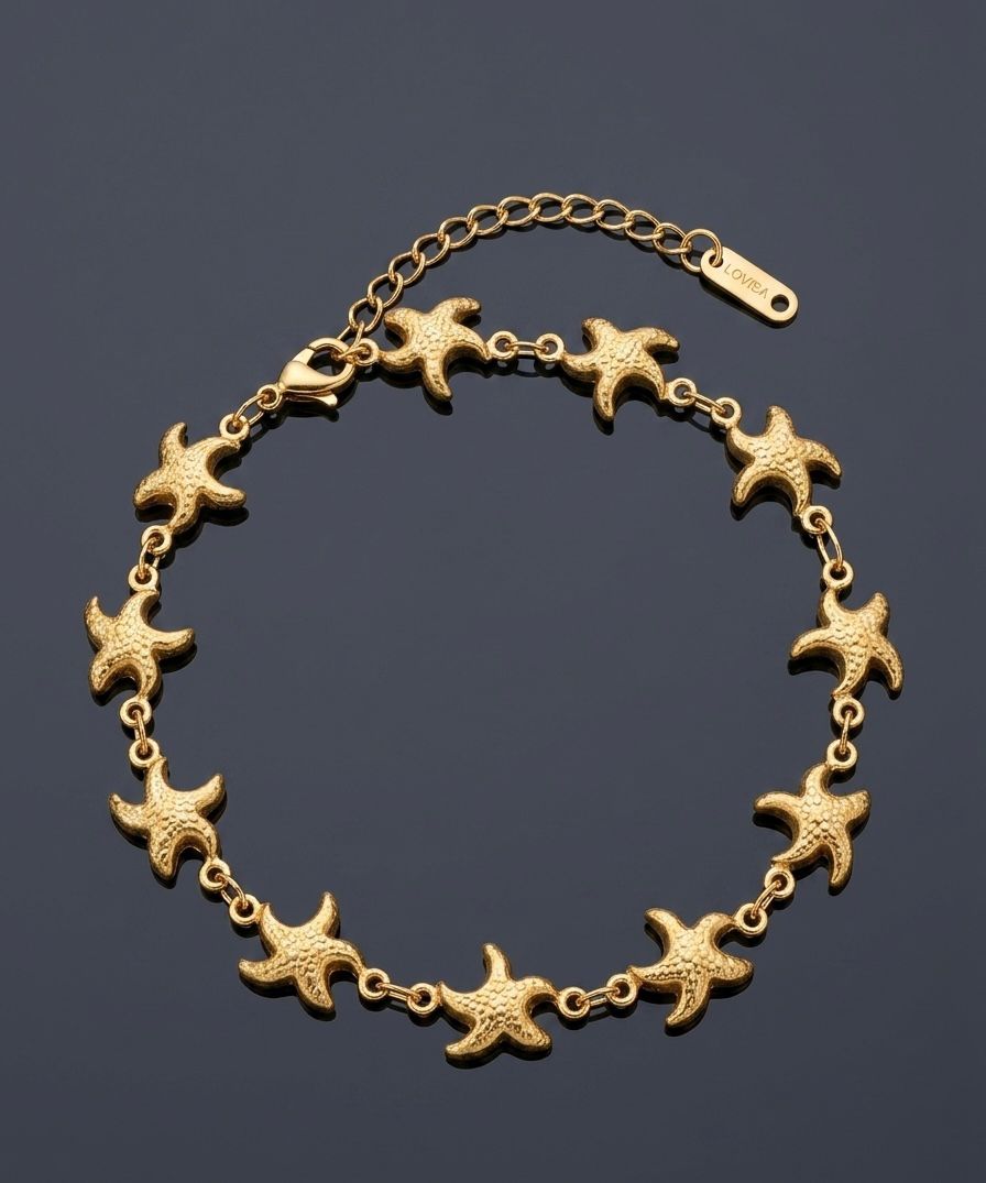 Starfish anklet