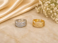 Wave Crystal Ring