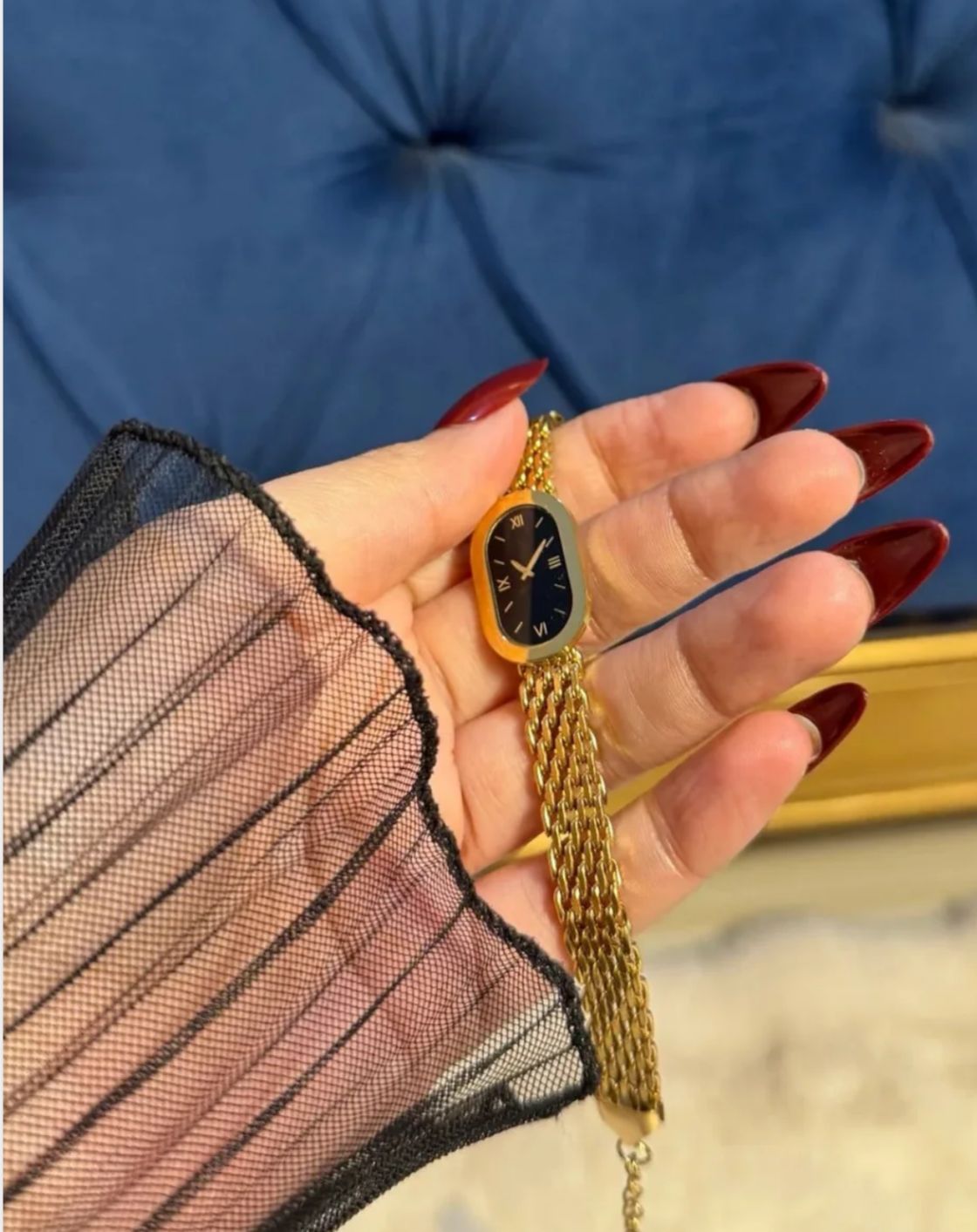 The Midnight Mesh Watch Type Bracelet