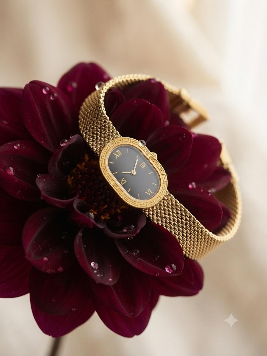 The Midnight Mesh Watch Type Bracelet